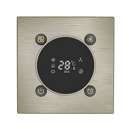 逸簡KNX智能旋鈕空調(diào)溫控面板(EJMT1)